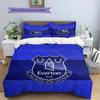Everton F.C.  Pattern Bedding Quilt Set  Home Decoration  Gift (1 * Duvet Cover + 2 * Pillowcase  Without Core)