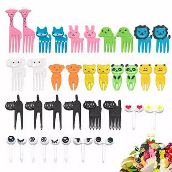 Mickey & Animal Paradise Cute Mini Bento Decoration Picks & Fruit Forks Set