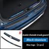 LINNUNU Car Trunk Sill Guard Protector Rear Bumper Stainless Steel Plate Cover For Geely MONJARO KX11Manjaro 21-2023 Accessories
