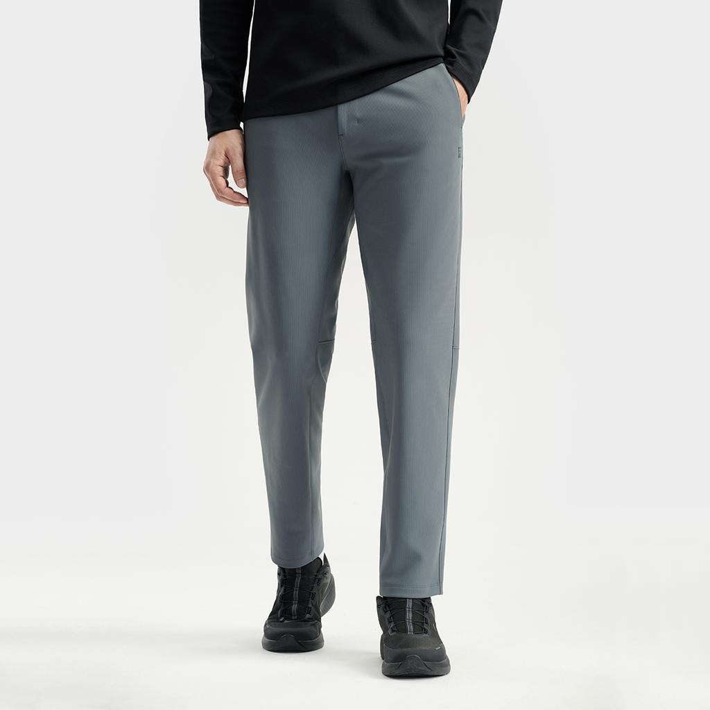 Fila AP. Einfache einfarbige Mode Lässig Vielseitig Bequem Strick-Sporthose mit geradem Bein Herrenunterteile A11M541604FMG