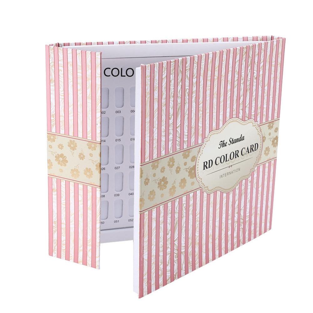 Livro de Exibição de Cores de Esmalte de Alta Qualidade 120 Cores Placa de Exibição de Esmalte Amostras de Cor