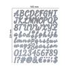 5Pcsset Colorful Letter Stickers Self-Adhesive Vinyl Alphabet Number Sticker For Mailboxsign Door Address Numbercardscups