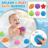 These Bath Toys Are Mold-Resistant And Suitable For Use In Bathtubs, Beaches, Swimming Pools, And Other Water Activities. 6pcs Gift Set.