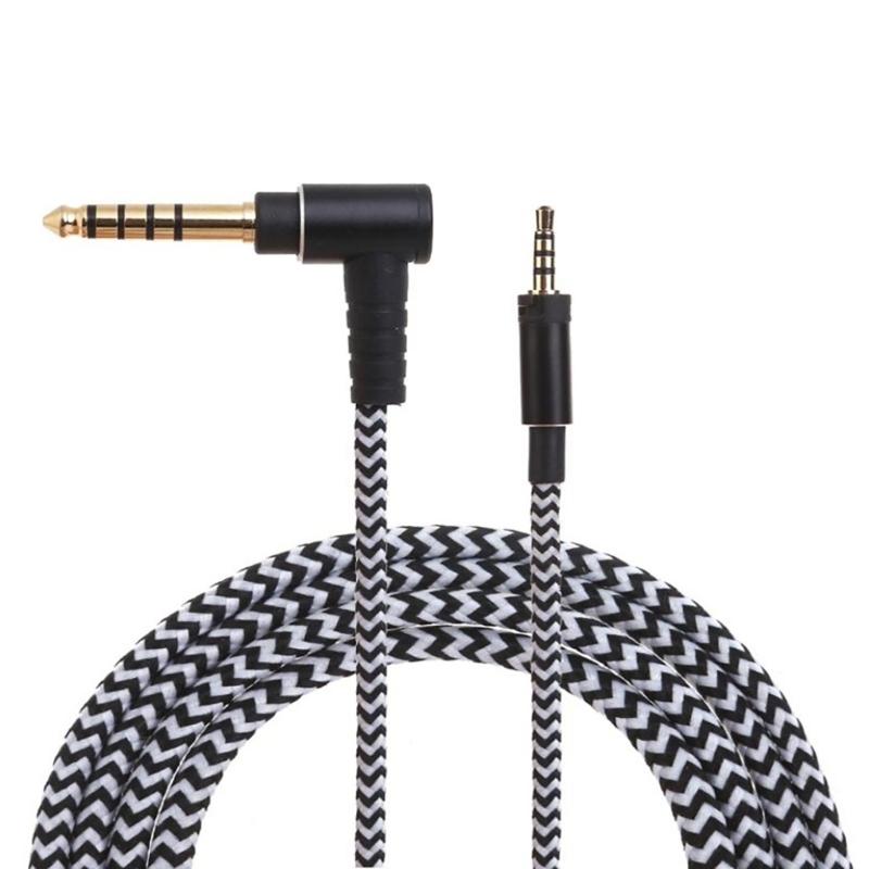 

Earphone Cable for Momentum Over-ear1/2/3 Headset Cord Wear resistant Plug Headset Nylon Braided Earphones Cord 150cm 1