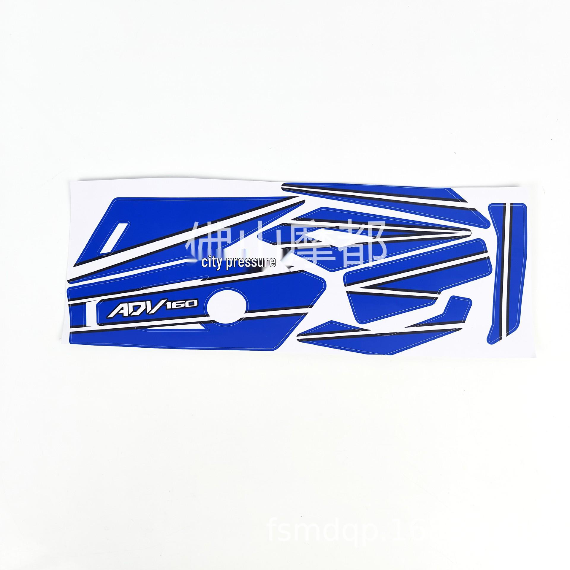

Honda ADV160 Exhaust Reflective Waterproof Decal Sticker синій