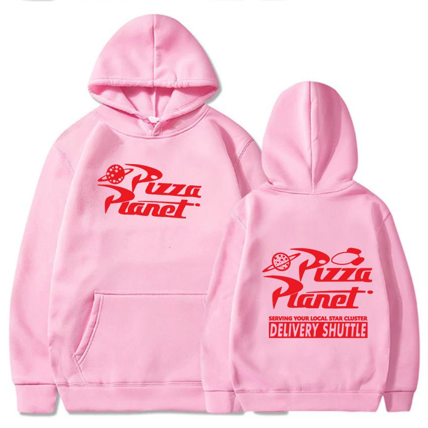 

Pizza Planet Serving Your Local Star Cluster Толстовки Толстовка унісекс з капюшоном Повсякденні пуловери стандартного крою Унісекс Толстовка з флісом 3XL