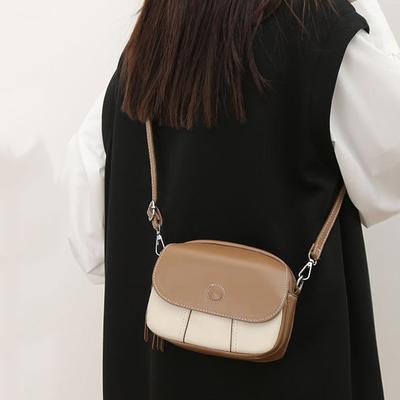 Advanced Western Style Handbag for Women New Niche Design Crossbody Mini Round Bag Single Shoulder Women's Bag
