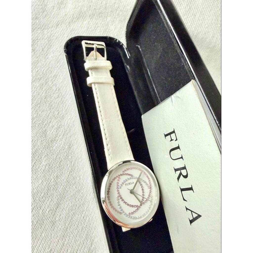 Used [Rare] FURLA wristwatch purchased in Rome with case/instruction manual Furla