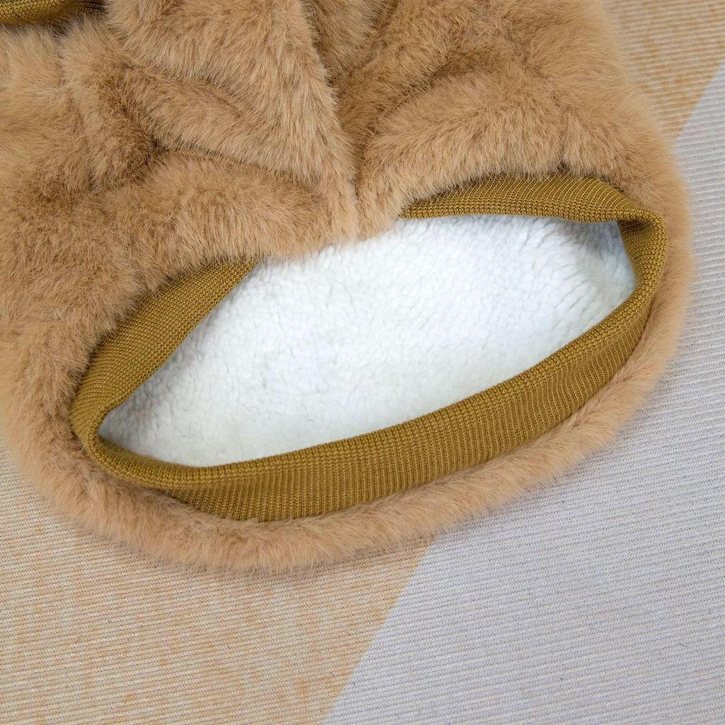 Cozy Autumn/Winter Fleece Coat for Cats and Dogs - Warm Plush Pet Apparel for Teddy, Bichon