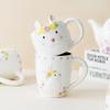 European and American Easter Cup Rabbit Long Ears Water Cup Mug Cartoon Ceramic Breakfast Milk Coffee Cup