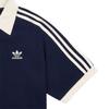 adidas Originals Striped Logo Raglan Short Sleeve T-Shirt Unisex Tops Blue KB5461
