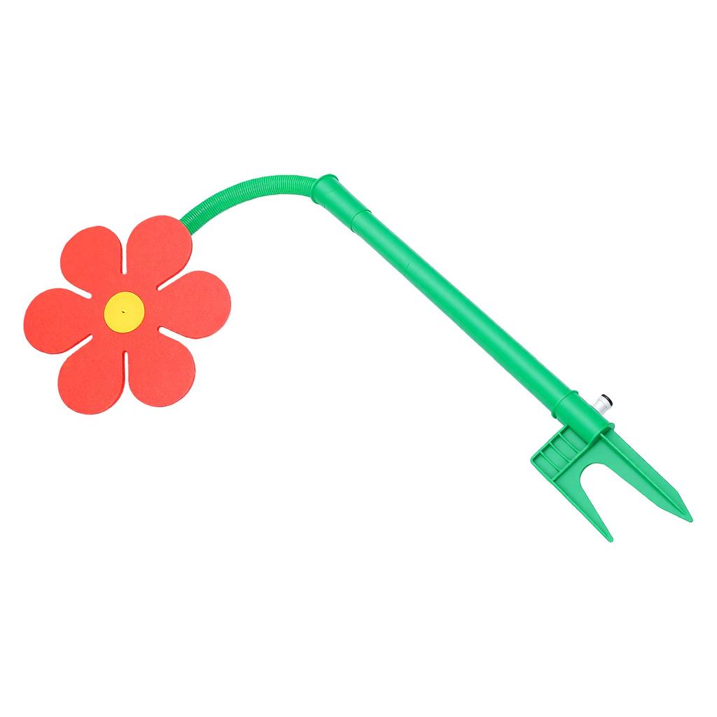 Sunflower Sprinkler Dancing Flower Water Sprinkler with Connector 360 Degrees Rotating Garden Watering Tool for Yard