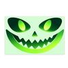 Halloween Ghost Face Decorations Glow In The Dark Sticker, Self-adhesive Shape Decals, Peel And Stick Decals Waterproof PVC Stickers, for Walls