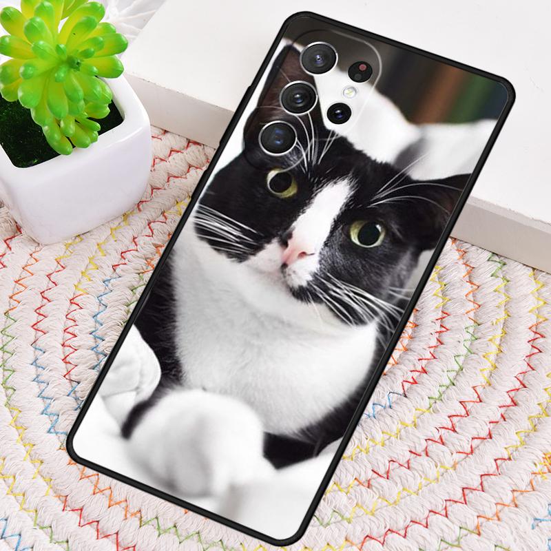 Cute Cat Animal Phone Case for Samsung Galaxy Note 10 Pro S26 Ultra S23 S24 FE S25 S21 S22 PLUS Shockproof Cove