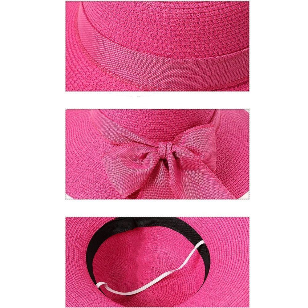 Outdoor Flat Hat British Style Handmade Sun Visor Beach Cap Weave Sun Cap Sun Hat Top Hat Straw Hat
