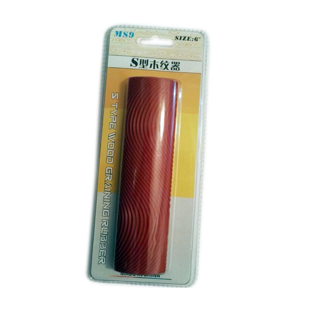 Wood Grain Paint Roller Brush Wall Painting Texture Art Tool