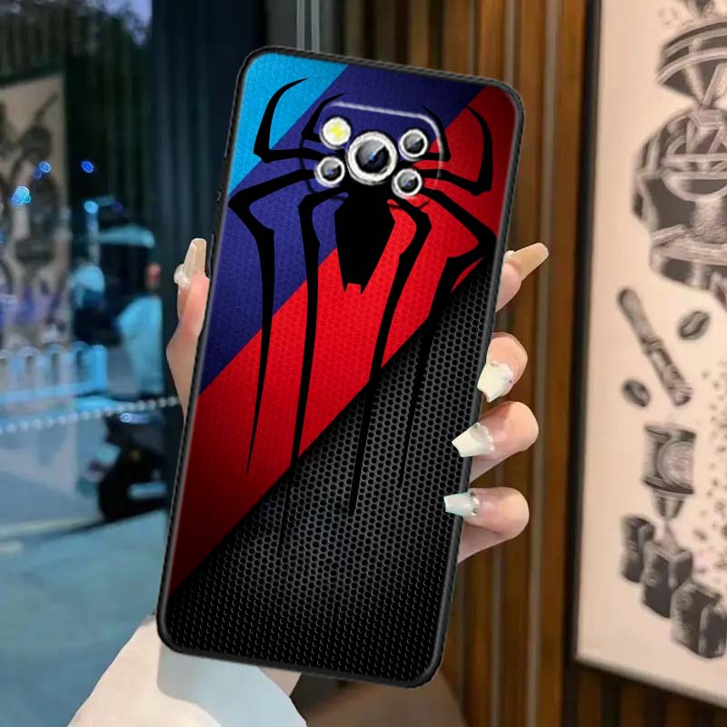 Technology Carbon Fiber Art Phone Case For Xiaomi Mi Poco F3 F4 F5 F6 X3 X4 X5 X6 X7 M3 M4 M5 M6 M7 GT Pro 5G Black