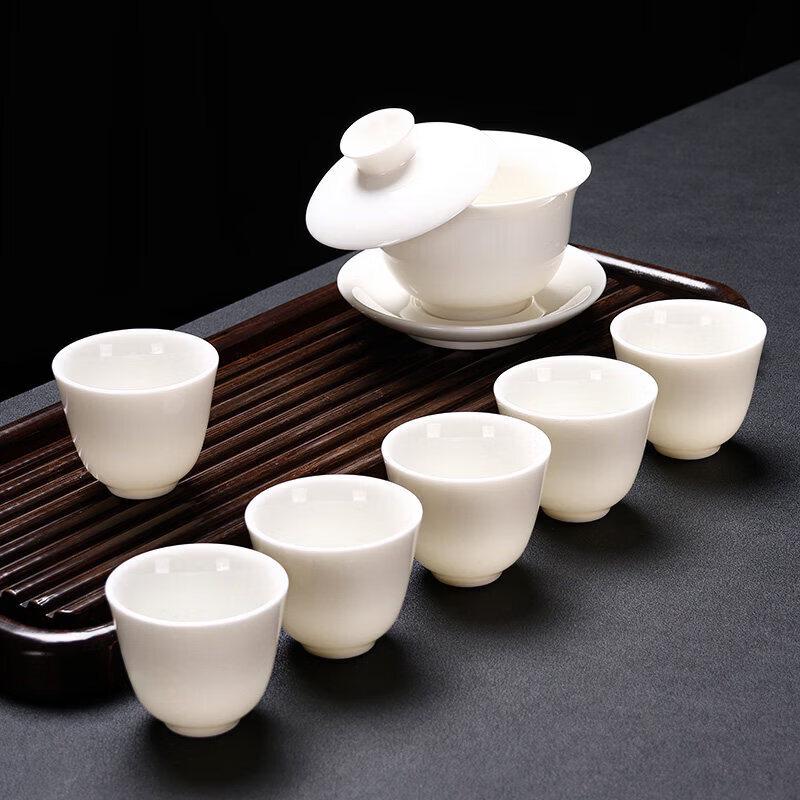 Ceramic Sancai Gaiwan Tea Bowl with Rotating Lid
