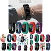 New 115plus Color Screen Smart Bracelet Waterproof Sports Bluetooth Heart Rate Blood Pressure Gift
