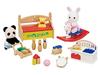 Sylvanian Families Doll/Furniture Set [Toy Set -White Rabbit and Baby Panda-] DF-20 ST Mark Certification For Ages 3 and Up Toy Dollhouse Sylvanian