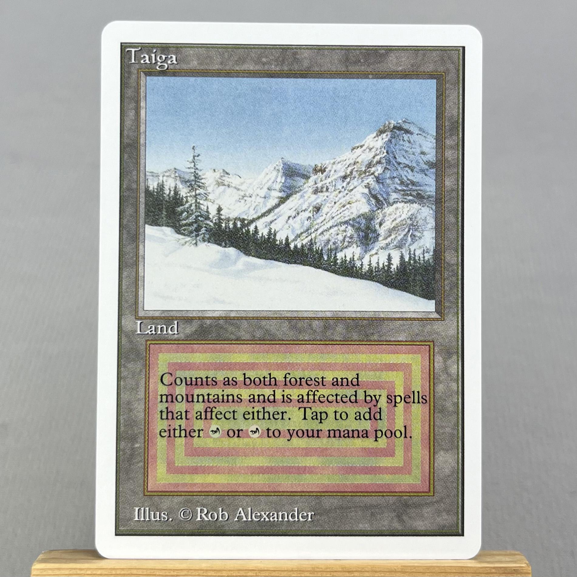 Revised unlimited MIX2-002 Tcg proxy magical cards home play dual lands unlimited Revised tundra scrubland underground gathering