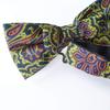 [Towergem] Men's 100% Silk Bow Tie, Adjustable, for Weddings and Parties