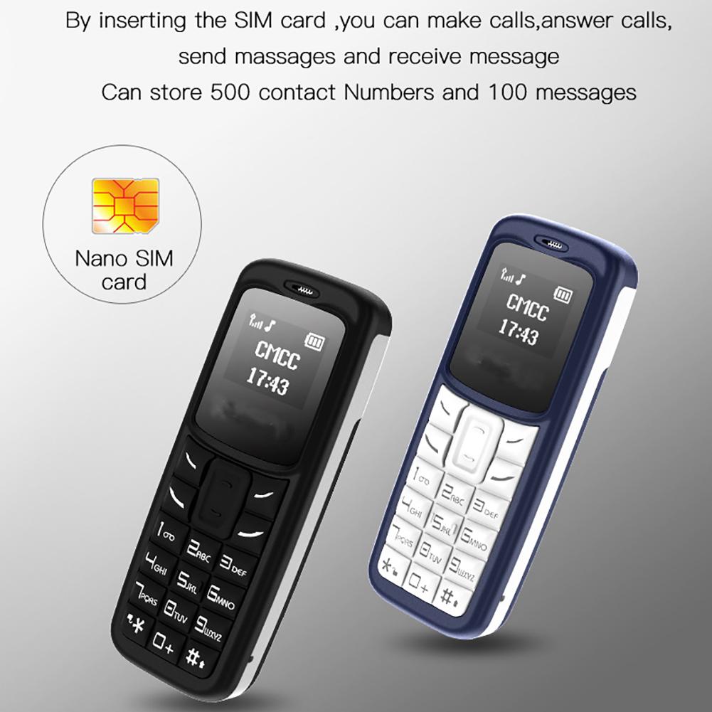 BM30 Bluetooth Mini Earphone Feature Phone Dual SIM Dual Standby Dialer Backup Mobile Phone