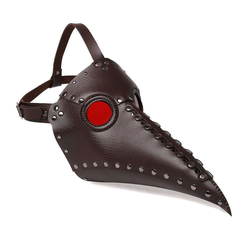 2024 Plague Doctor Bird Mask: Halloween Cosplay Gothic Punk Witch Role-Playing Headgear