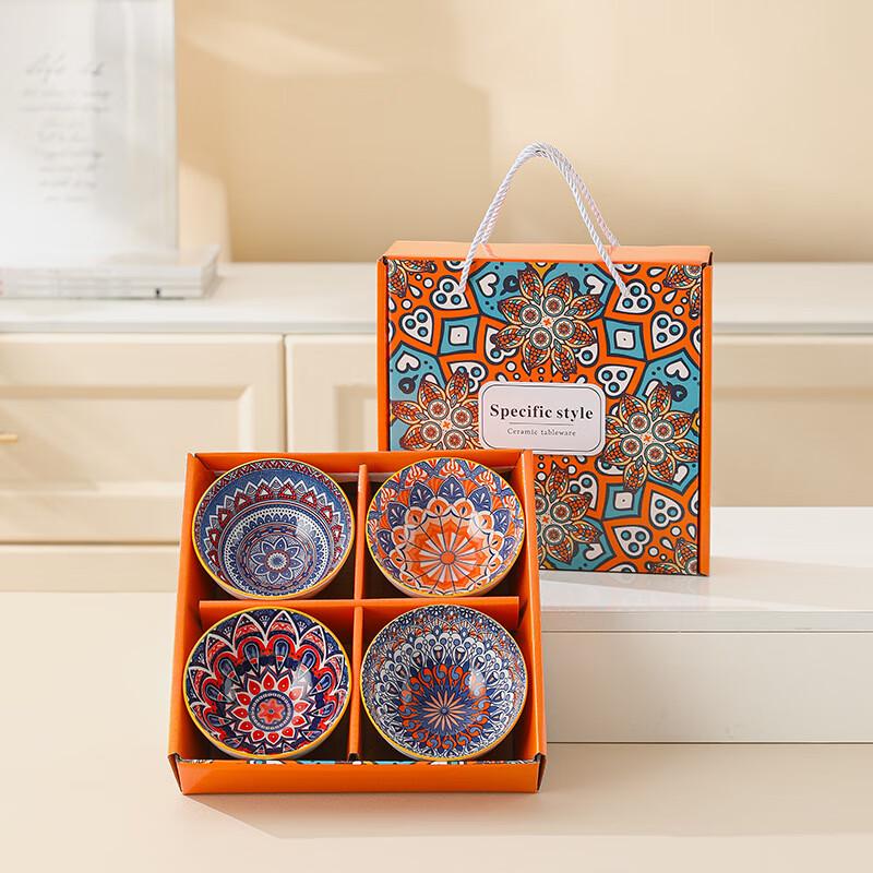 Jingboli Bohemian Ceramic Dinnerware Set