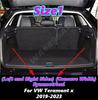 Custom Car Trunk Mat For VOLKSWAGEN VW Teramont X 2019 2020-2025 Interior Accessories Anti Dirty Carpet Durable Leather Mat