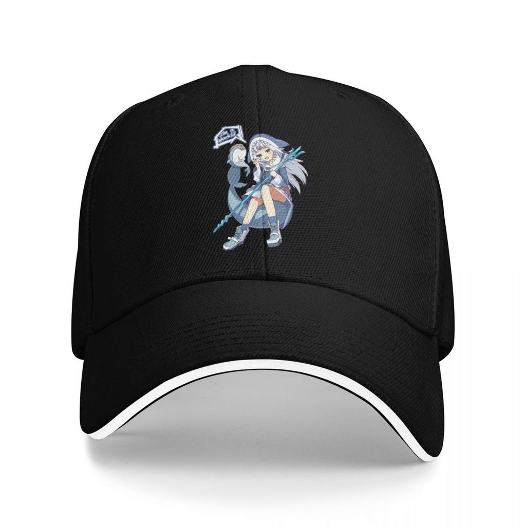 Baseball Caps Idol Showdown Hololive I'm A Shark Gawr Gura Graphic Unisex Sport Summer Caps