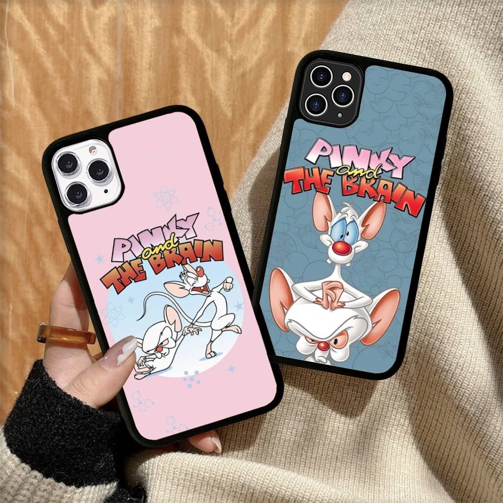 Pinky And The Brain Phone Case Silicone PC+TPU For For iPhone 11 12 13 14 15 16 Plus Pro Max Cover