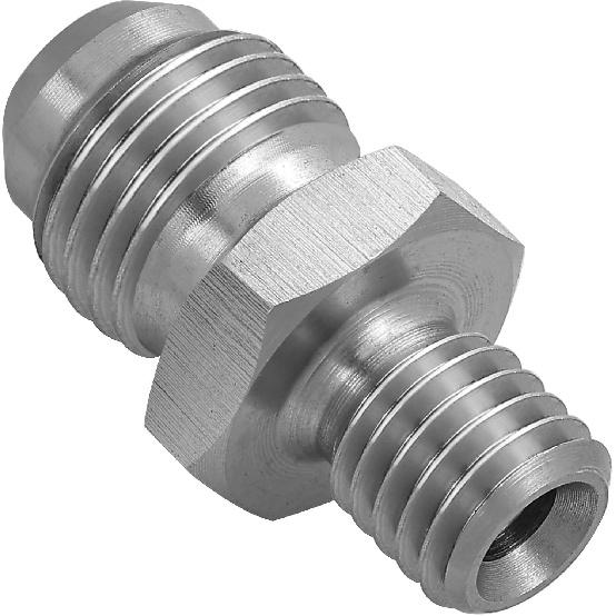 EVIL ENERGY 3AN Male Flare to M10 x 1.0 Male Metric Thread Brake Fitting Stainless Steel Adapter