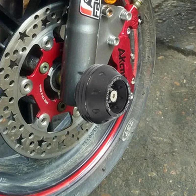 2/4Pcs Motorcycle Front Fork Cups Aluminum Alloy Shock Absorber Cup Moto Universal Crash Protector Wheel Protection Pads
