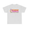 Camiseta Dunkin’ Donuts vintage Boston café presente retrô Unissex Camiseta Pesada de Algodão