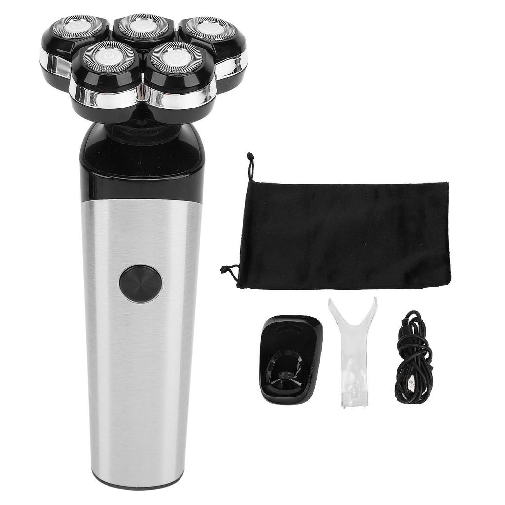 Elektrický zastřihovač vousů Magnetická hlava s 5 břity Dobíjecí Bezdrátový Elektrický holicí strojek