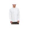 Uniqlo Solid Color Button Long Sleeve Shirt Unisex shirts White 455956-00