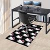 1pc Sanrio Hello Kitty Mermaid Printed Office Carpet Rectangle Rug Under The Table,Perfect Room Decor for Living Room, Bedroom, Kitchen, Non-slip Floo