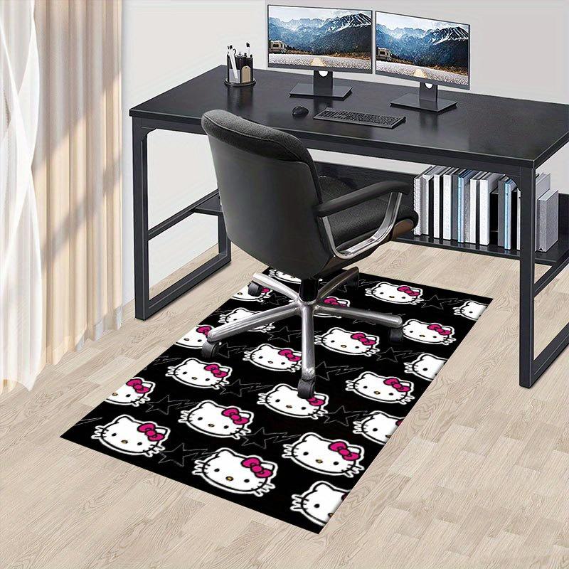 

1 шт. Sanrio Hello Kitty Ковер для офиса с принтом русалки Прямоугольный коврик под стол, Идеальный декор для гостиной, спальни, кухни, Нескользящий пол 60cm by 90cm