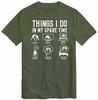 Things I Do In My Spare Time Funny Wrestling T Shirt Gift Fighting Birthday Top
