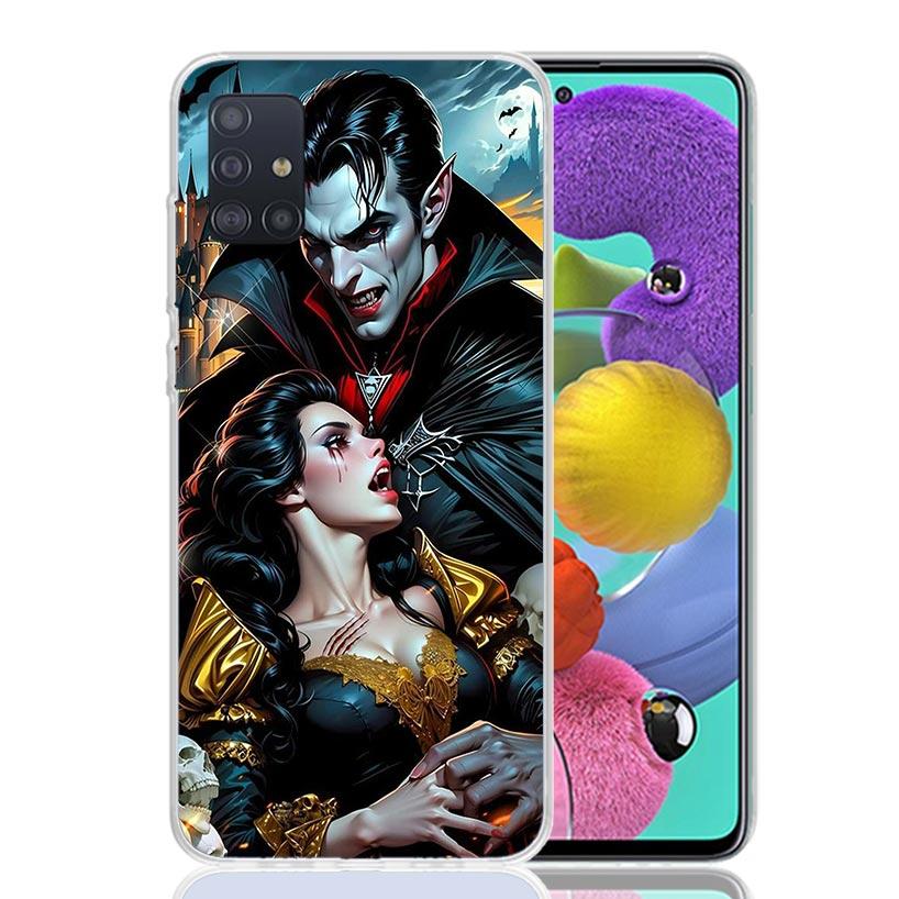 Gothic Vampire Scarlet Art Phone Case For Samsung Galaxy A52 A32 A22 A12 A02S A50S A30S A51 A31 AA71 Note 20 Ultra 10 S10 Plus G