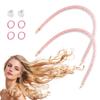 Mini Fascia Arricciacapelli Sottile Senza Calore Ricci Senza Sforzo per la Notte per Ragazze Pigre Onde Morbide Senza Calore e Fascia Capelli con Bottone