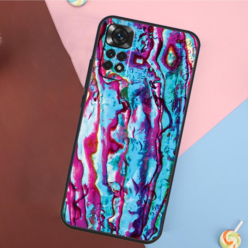 

Abalone Sea Shell Texture Cover For Xiaomi Redmi Note 13 14 Pro 12 11 9 10 9S 10S 11S 12S Redmi 14C 10C 12C 13C Case For Redmi 9C