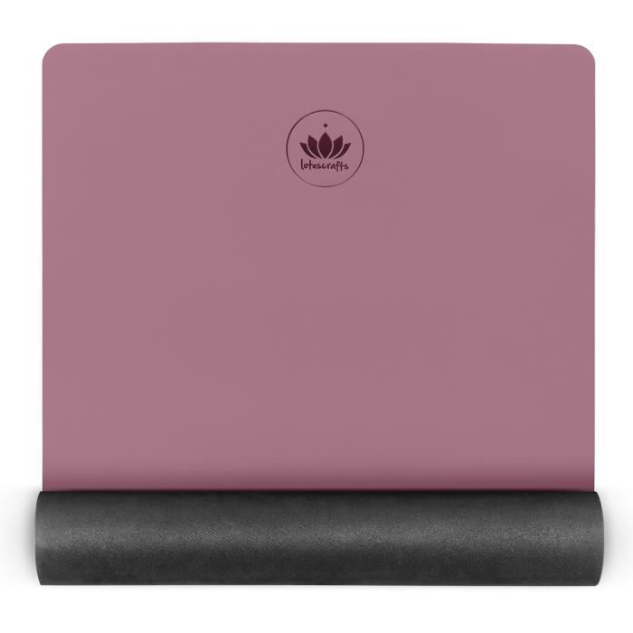 Tapis De Yoga Antidérapant Écologique PURE - Lotuscrafts - Rouge - 183 X 66 Cm
