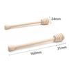 2pcs Wooden Honey Sticks Dipper Mini Honeycomb Honey Stirrer Stick For Honey Jar Dispense Wedding Party Favors Gift