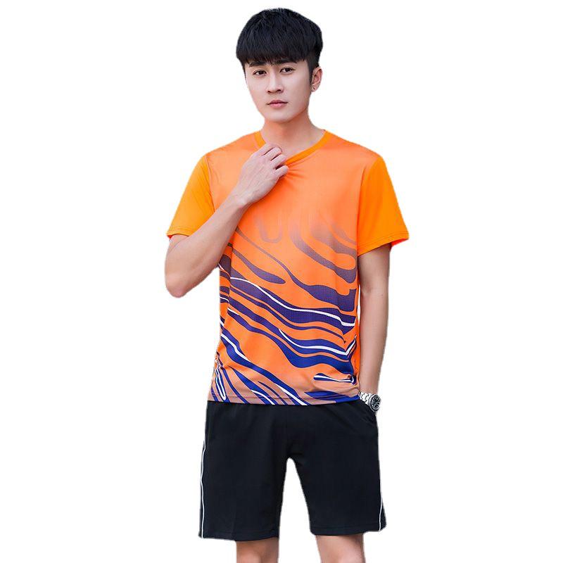 Casual 2020 Summer Couples Sportswear Set: Short Sleeve T-shirt & Shorts, Unisex, Custom Print, Perfect for Hiking, Outdoor, Group Classes