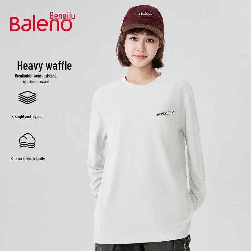 

Baleno Unisex American Waffle Knit Long Sleeve T-Shirt XL
