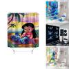 Lilo Stitch Duschvorhang Wasserdicht Schimmelresistent Und Niedlich Heimdekoration