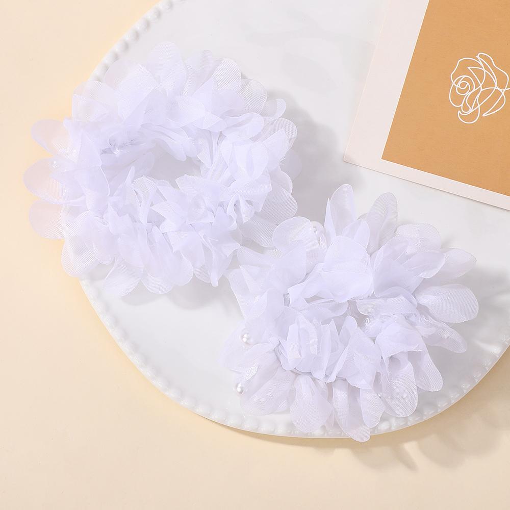 2 stuks/set Baby Meisjes Roze Kleur Haarelastiekjes Schattige Hoge Elastische Hoofdband voor Kinderen Lente Festival Vakantie Haaraccessoires