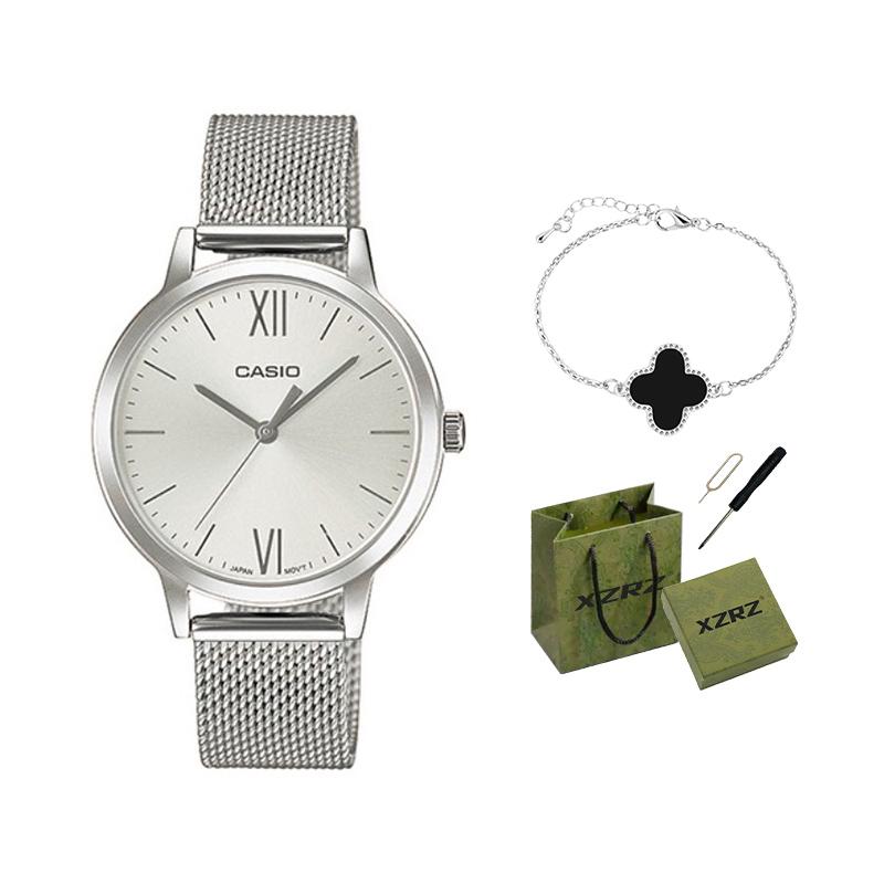 Casio Women's Standard Series White Watch LTP-E157M-7AEF LTP-E157M-7AEF